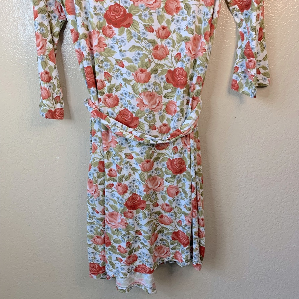 Posh Peanut Alma Maternity Postpartum Bamboo Renia Floral Robe Size L/XL - Picture 9 of 10